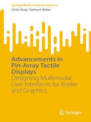 cover image of Advancements in Pin-Array Tactile Displays
